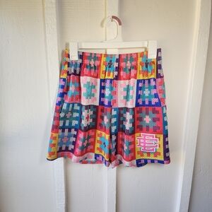 Eric Emanuel Shorts “Crochet” Size L Gym Shorts Pockets